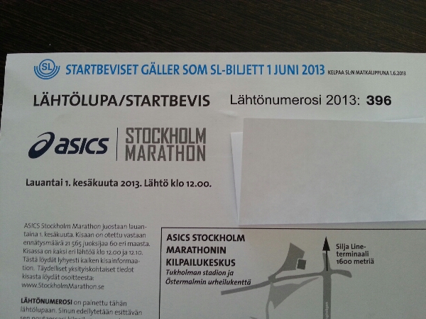 Stockholm Marathon är nära nu!