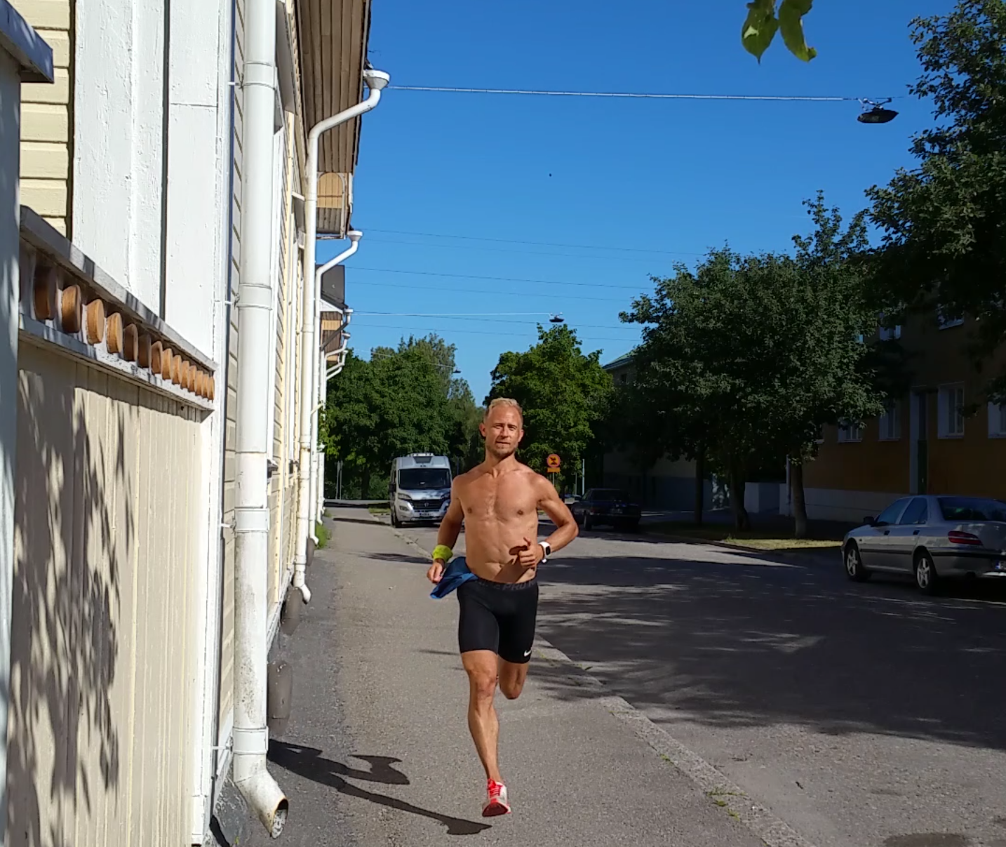 Summering av juli månads träning