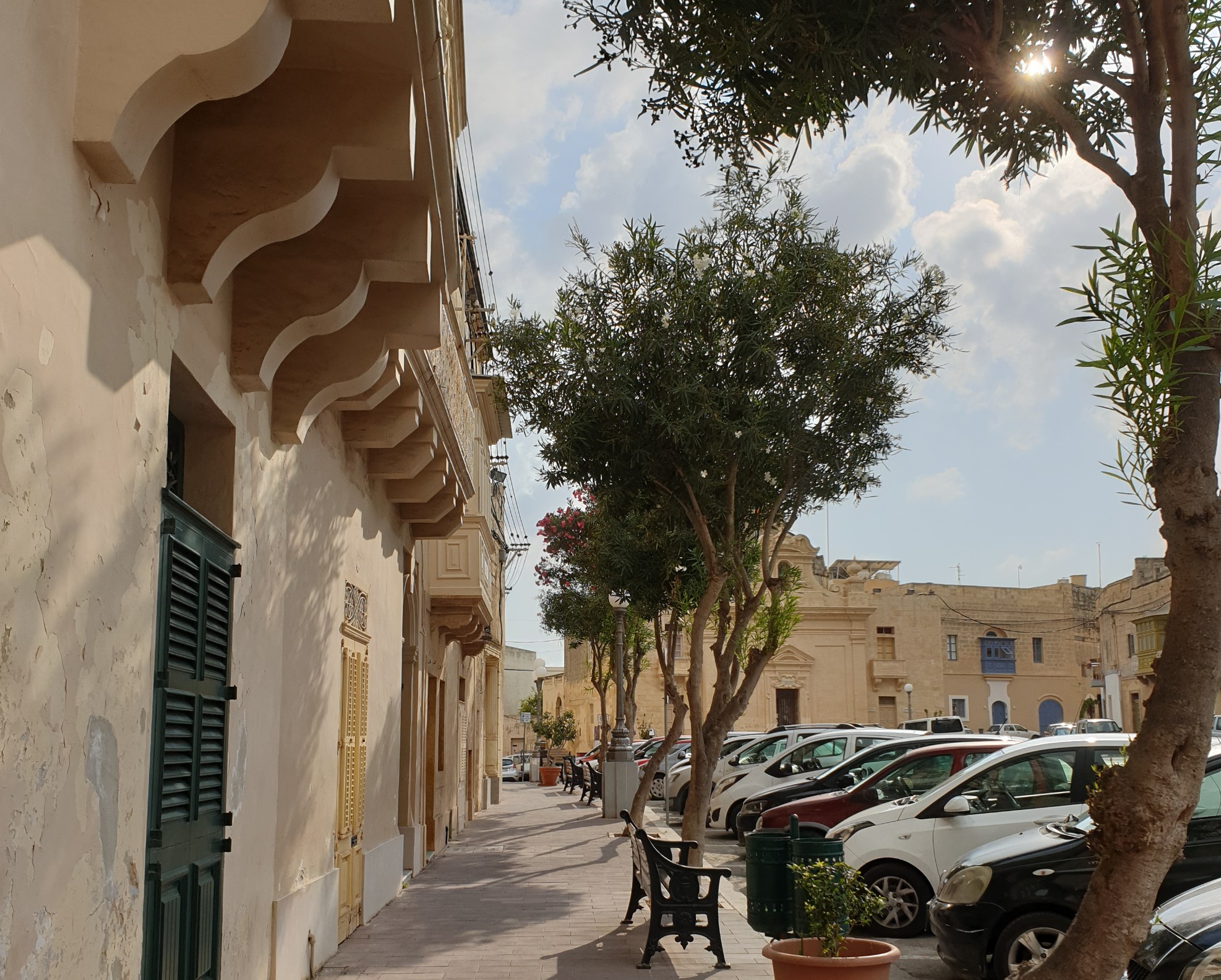 På plats i Malta