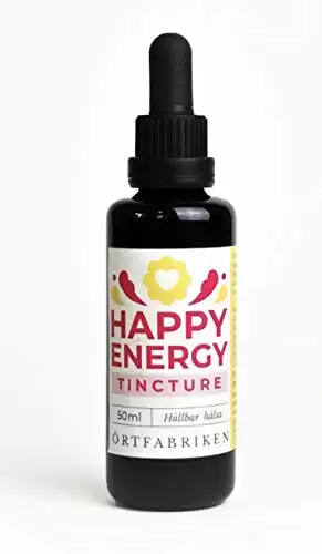 Happy Energy (50ml) - Örter i flytande form - Tinktur på 7 örter - Ashwagandha och Siberian Ginseng