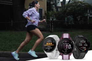 nya Garmin Forerunner 165 löparklocka