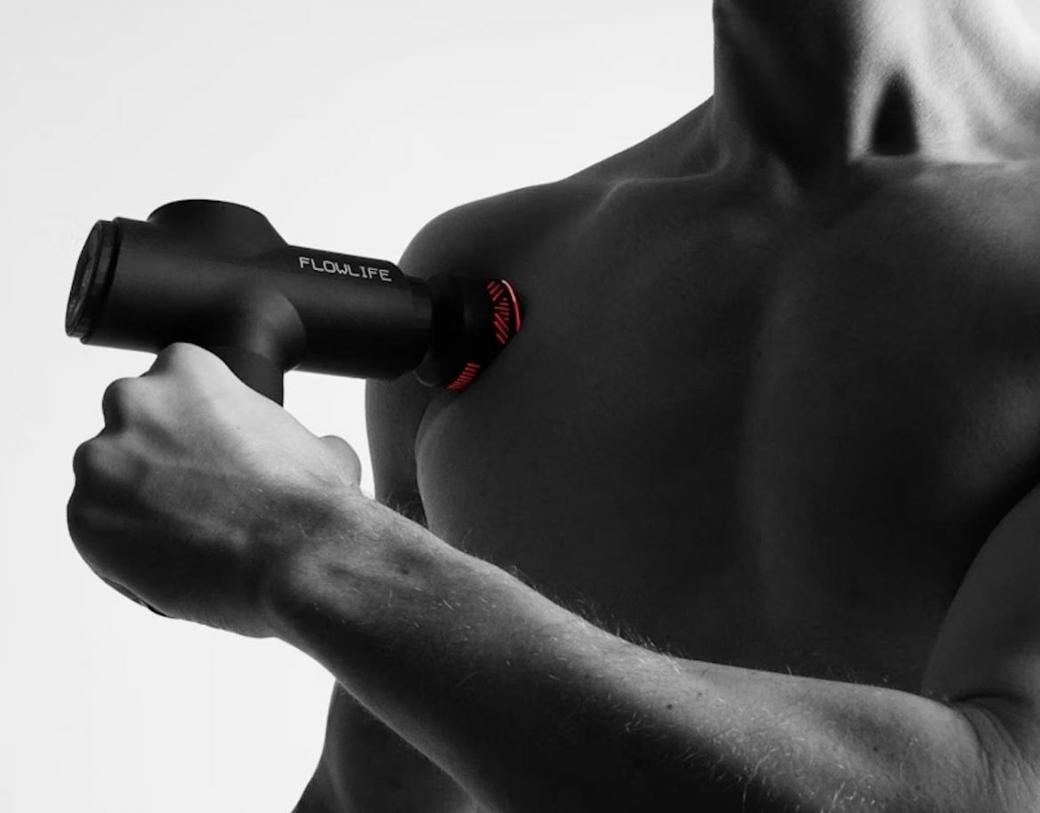 nya Flowgun Heat massagepistol med både värme och kylbehandling