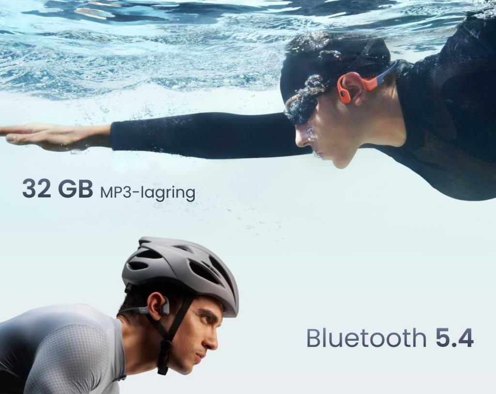 Förbättrade funktioner i nya SHOKZ OpenSwim Pro