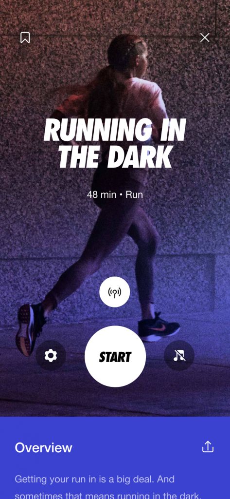 Nike Run Club app