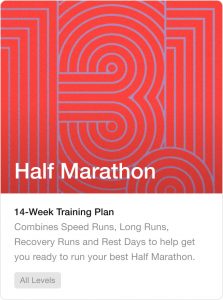 Nike app träningsprogram för halvmarathon