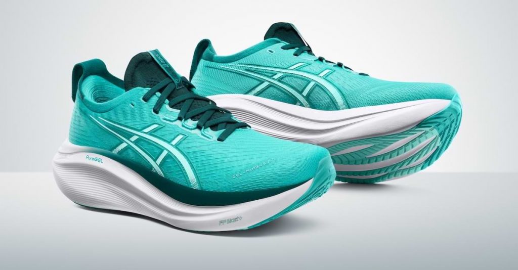 Asics Gel-Nimbus 27 running shoe release 2025