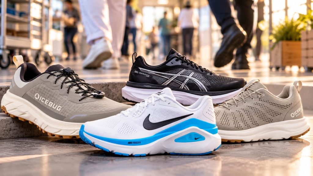 Bästa skorna för att stå hela dagen på jobbet 2026 med Icebug, ASICS och Nike