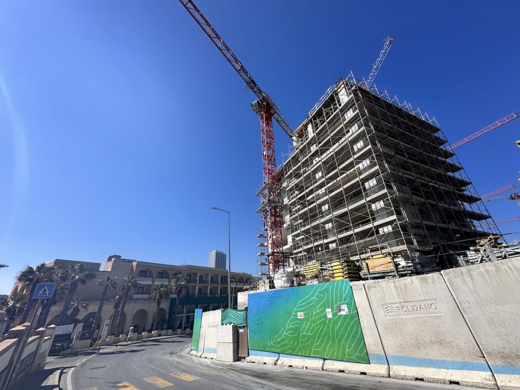 construction site in Malta