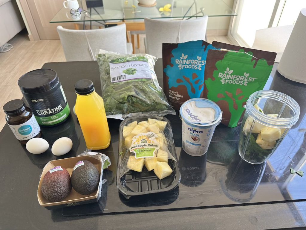 Green smoothie ingredients