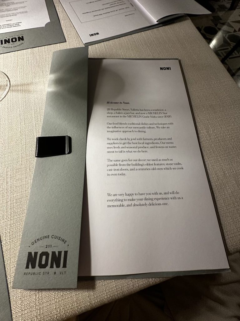 Noni restaurang Malta