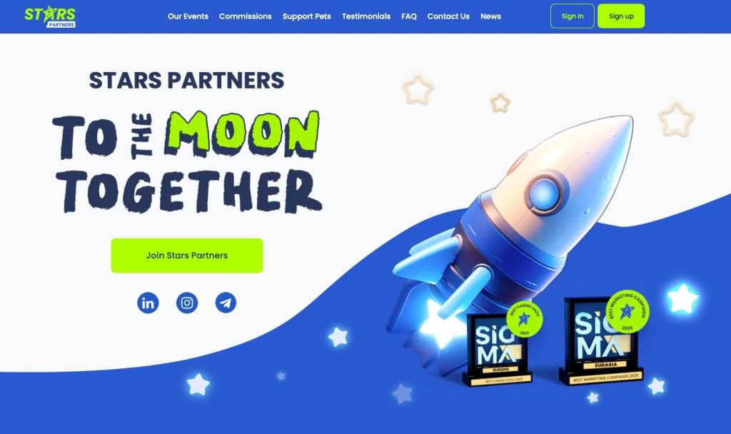 Stars Partners affiliate program