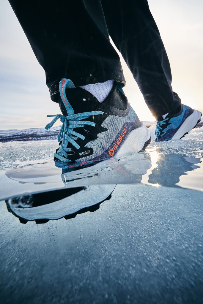 Icebug Järv Gaiter BUGrip GTX i vatten
