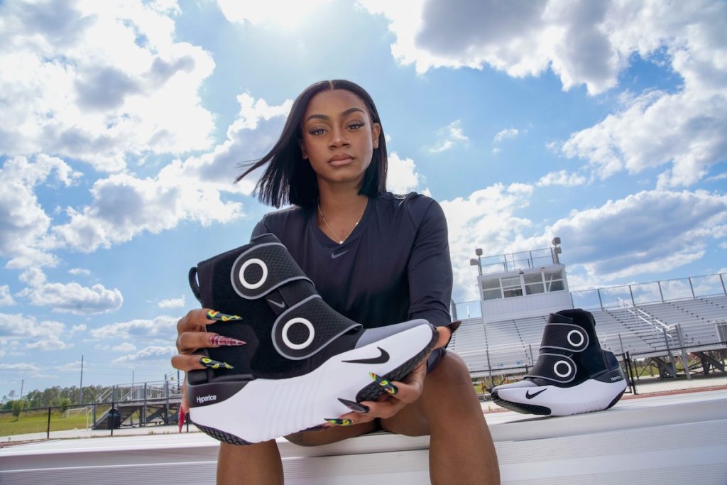 Nike x Hyperice Hyperboot Sha’Carri Richardson