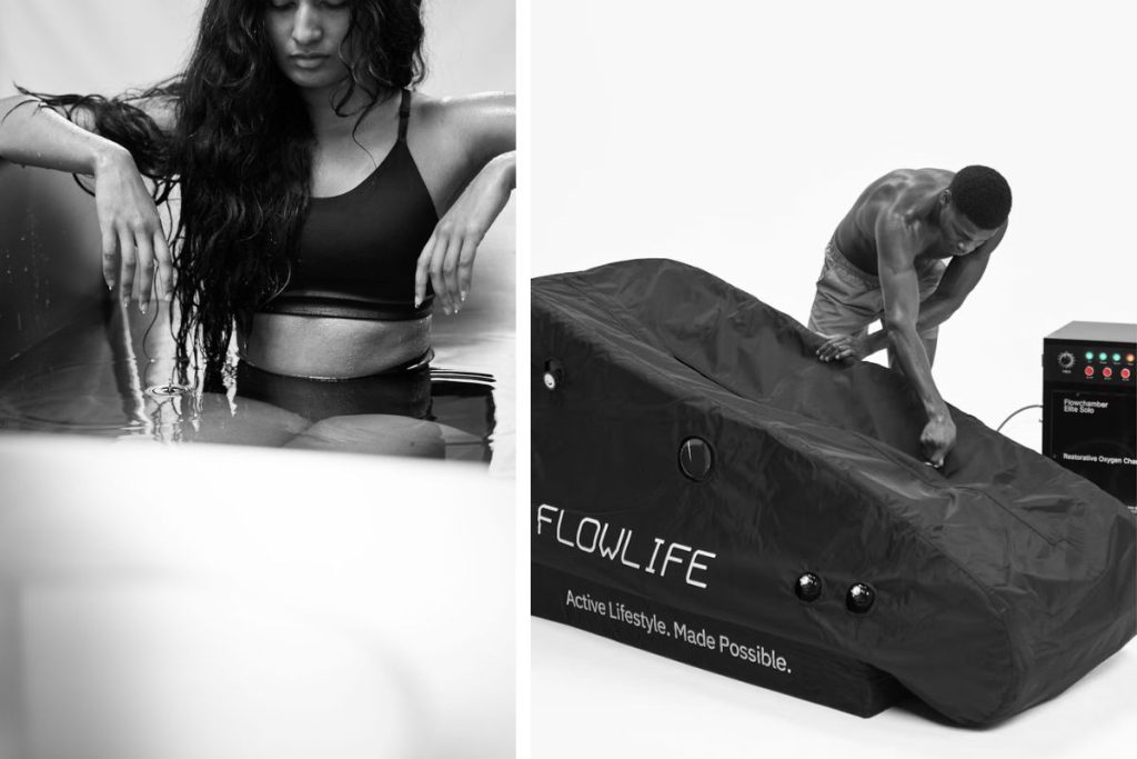 Flowplunge Elite Solo och Flowchamber Oxygen Elite 226 Soft-Shell