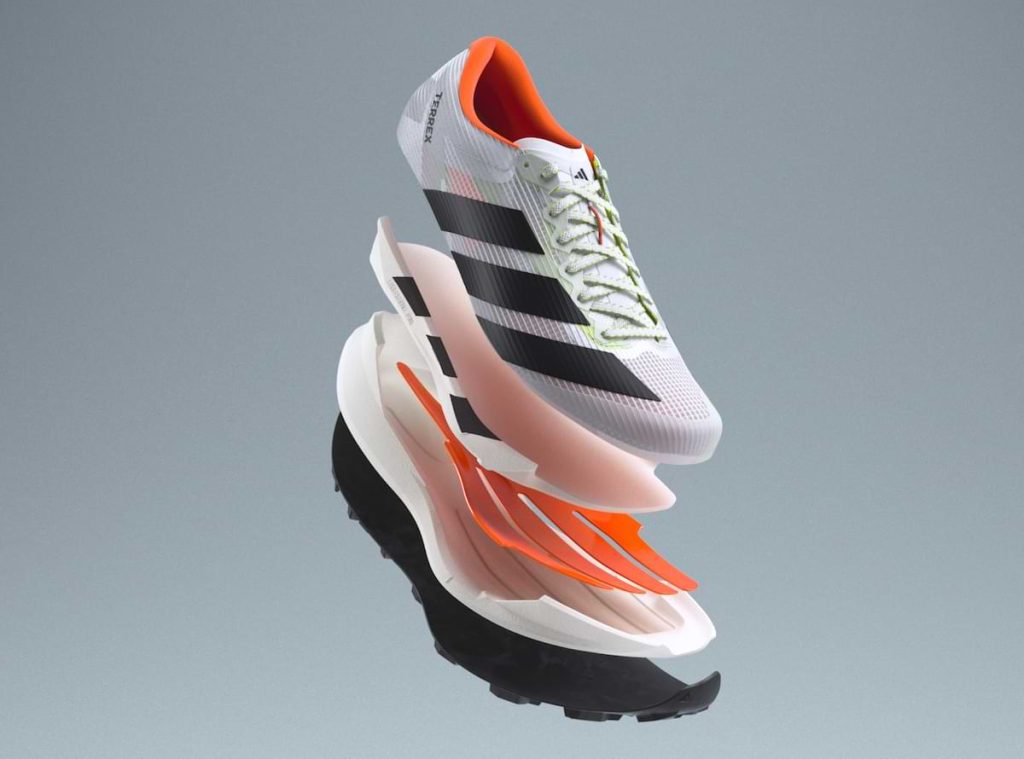En bild som visar lagren på adidas Terrex Agravic Speed Ultra 2