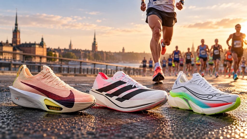 Bästa löparskor för maraton och halvmaraton 2026 med tävlingsskor för långdistans och maratonlöpning.