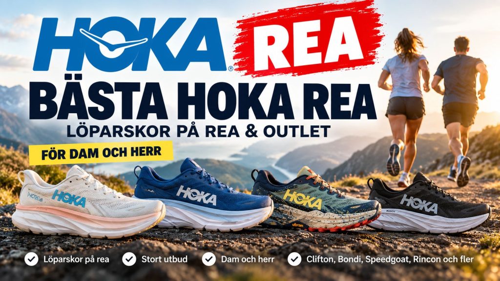 Bästa HOKA rea 2026 – löparskor på rea och outlet för dam och herr.