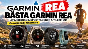 Bästa Garmin rea 2026 – Garmin löparklockor, sportklockor och tillbehör på rea och outlet