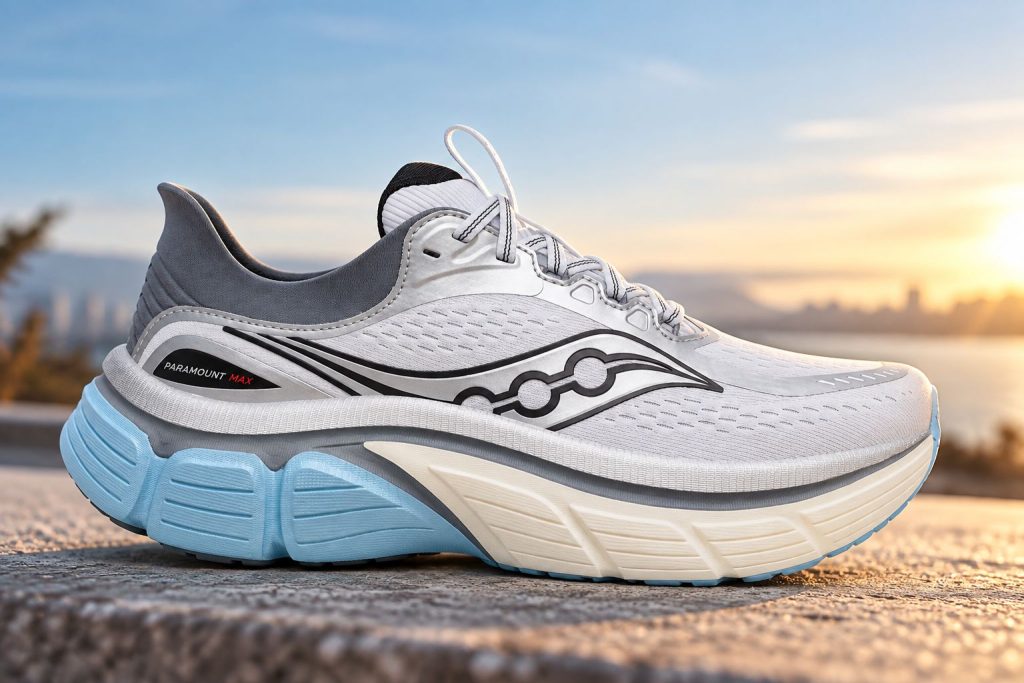Saucony Paramount Max maxdämpad löparsko med incrediRUN-skum