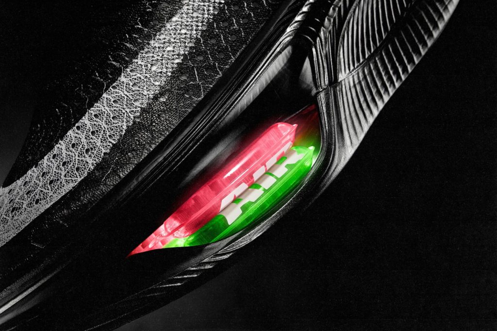 Nike Apex mellansula inzoomad för detaljer