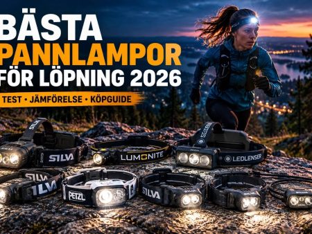 Bästa pannlampor för löpning 2026 – Bäst i test och 8 favoriter