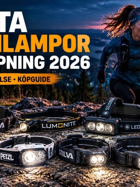 Bästa pannlampor för löpning 2026 – Bäst i test och 8 favoriter