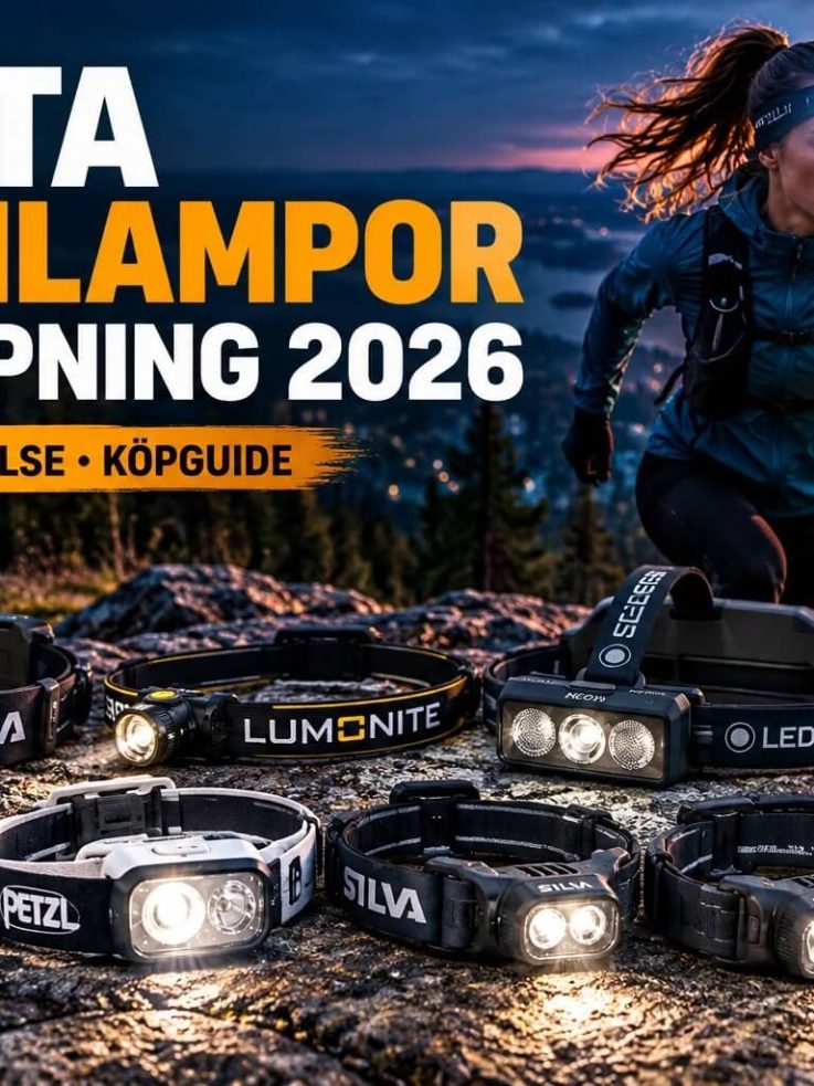 Bästa pannlampor för löpning 2026 – Bäst i test och 8 favoriter