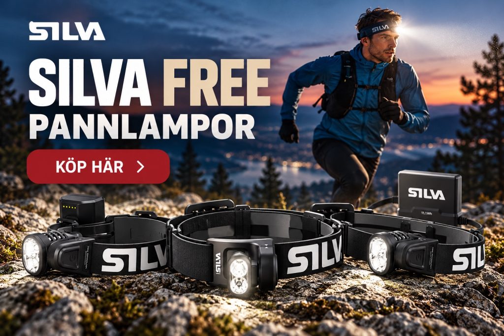 Silva Free pannlampor 2026 för löpning med Köp här-knapp